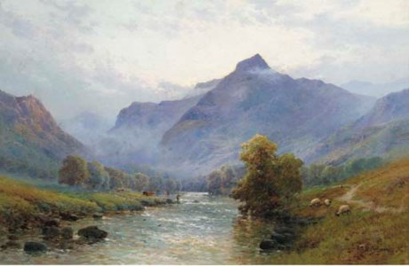 Fishing below Loch Coruisk, Invernesshire