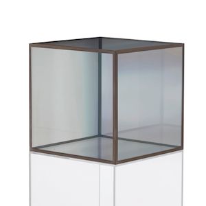 Cube #6, 1987 (Height with Plexiglass base: 50 1/4 in. (127.6 cm.))