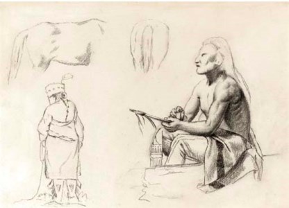Study of Indians and Horses