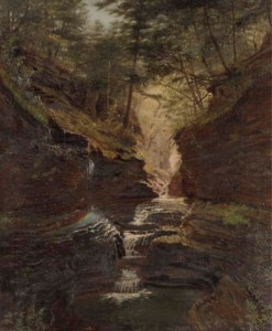 Study of Rainbow Falls, Watkins Glen