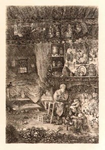 Intérieur flamand; and Frontispiece for Fables et Contes (Van Gelder 86; and 122)