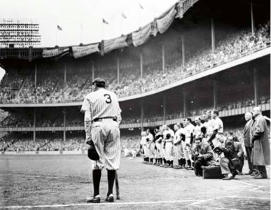 Babe Ruth Bows Out