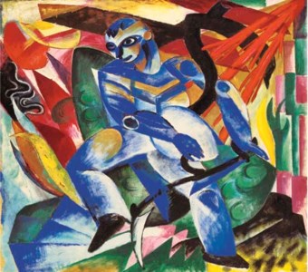 Heinrich Campendonk, Der blaue Mäher