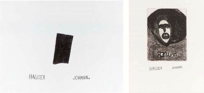 Untitled (Square) and Untitled (Face)