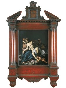 The dead Christ supported by the Virgin and Mary Magdalen
