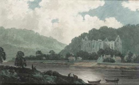 Tintern Abbey by moonlight