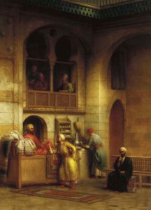 In a Rug Bazaar, Cairo