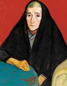 Lady with a black shawl