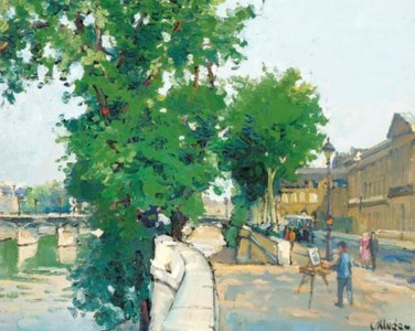 Le quai du Louvre
