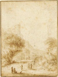 Figures in a landscape