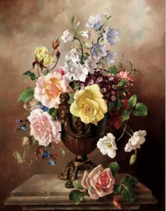 Flowers in a vase