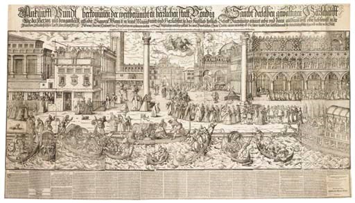 Procession of the Doge in the Piazza San Marco, Venice (Andresen, Vol I, P. 65; B. 27; TIB. XX, 27; Holl. 244)