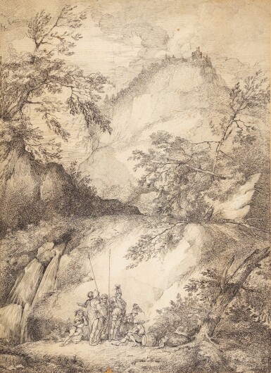 Banditi in a landscape