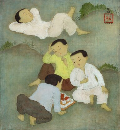 Mai Trung Thu 枚中栨 （梅忠恕） | Children playing 戲耍孩童