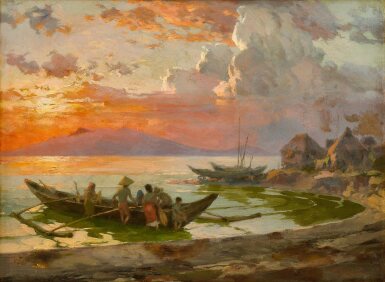 Fernando Cueto Amorsolo 阿莫索羅 | View of Manila Bay 馬尼拉灣之景