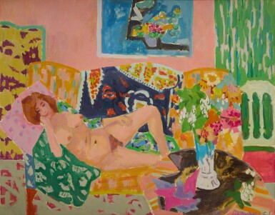 La Méridienne ou nu blond dans un intérieur