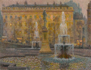 Henri Le Sidaner, Trafalgar Square, Londres