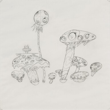 Study for Small Mushroom Painting #6