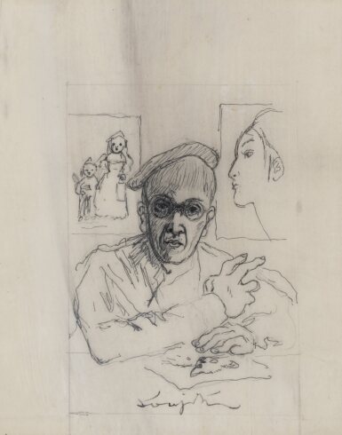 Autoportrait dans l'atelier