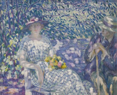 Man and Woman in a Garden