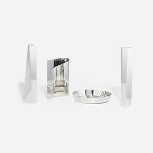 Collection of four tabletop accessories