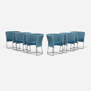 Ami outdoor chairs, set of six