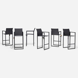 Ninix outdoor barstools, set of six