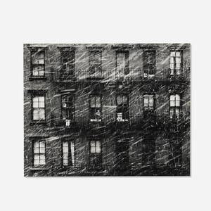 Falling Snow – Boy in Window, New York