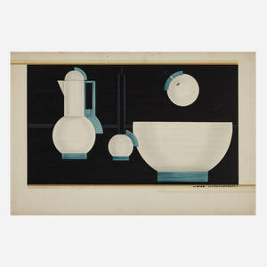 Turquoise and white dinnerware concept design