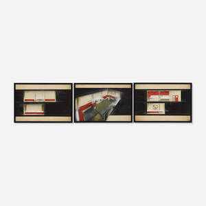 Concept design for the Green Room, Eldred Hall for Eldred Players (three works)