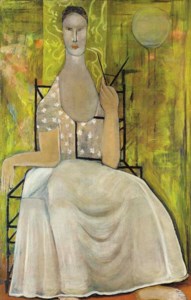Mujer sentada