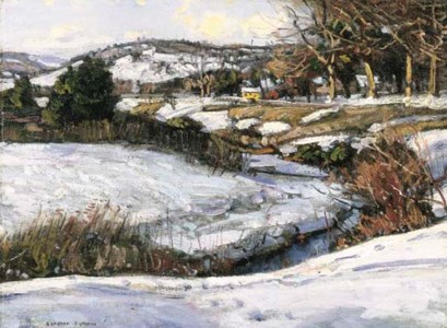 River Scene, Winter
