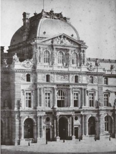 Study of the Pavilion Sully at the Louvre