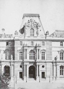 Study of the Pavilion Colbert at the Louvre