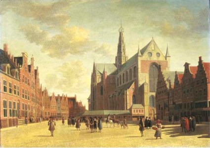 A view of Haarlem with St. Bavo's Cathedral