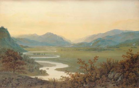 View of Strathearn and Comrie, Perthshire
