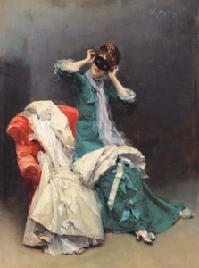 Preparing for the Costume Ball