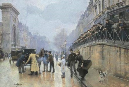 Jean Béraud, L'accident: Port Saint-Denis