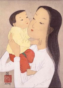 Femme à l'enfant (mother and child)