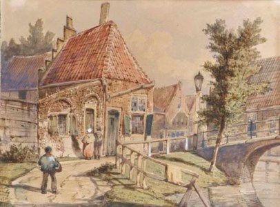 A view in a Dutch village
