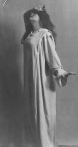 Selected images of an actress