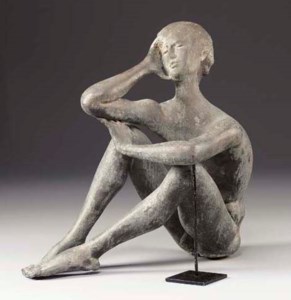 Homme assise