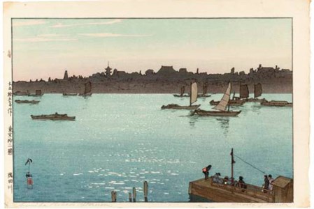Sumidagawa ( Sumida River-Afternoon ), from the series Tokyo junidai (Twelve subjects of Tokyo) Funatsu , from the series Fuji jukkei (Ten views of Mount Fuji)