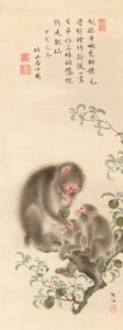 Monkeys and peaches