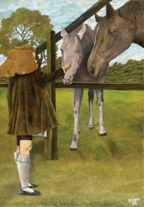 Patting the Horses