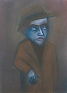 Man in Hat and Overcoat