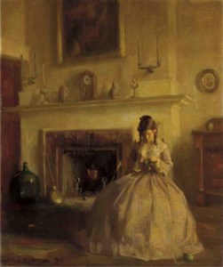 Girl Knitting