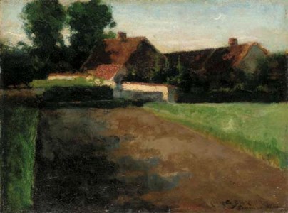Back of J.F. Millet's Garden