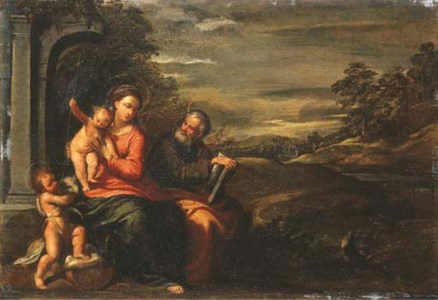 The Holy Family with the Infant Saint John the Baptist