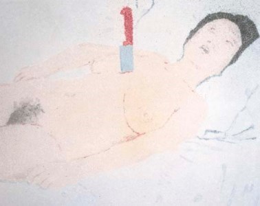 Nude with Knife